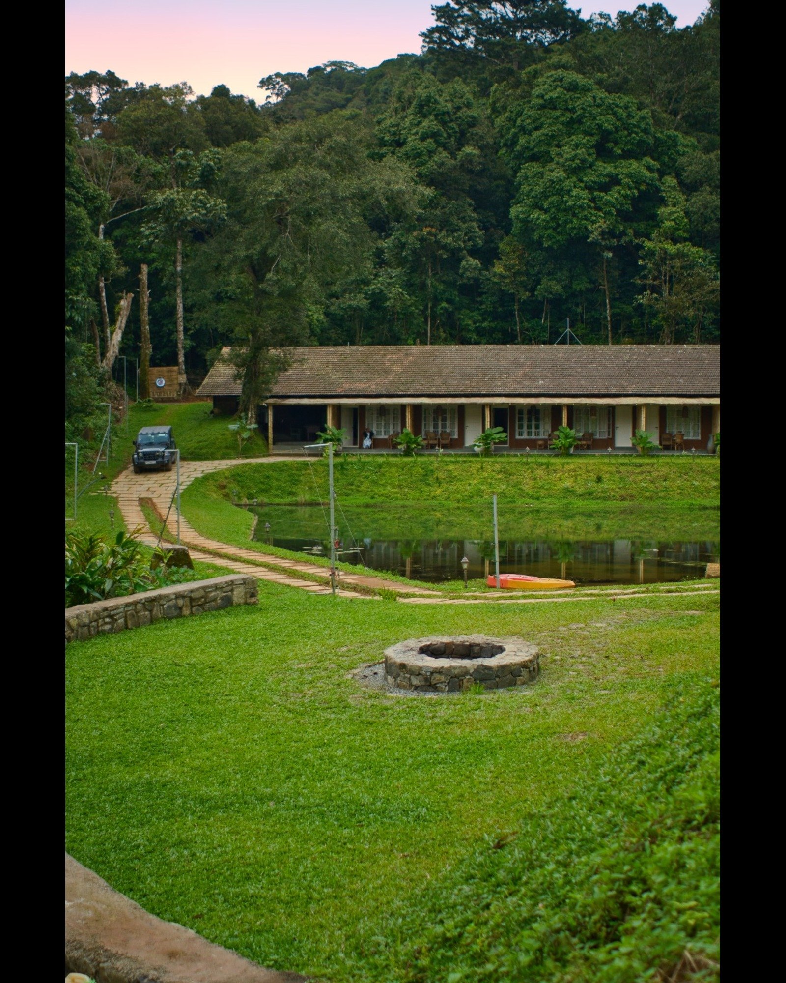 Jungle Park Resort architecture in Wayanad